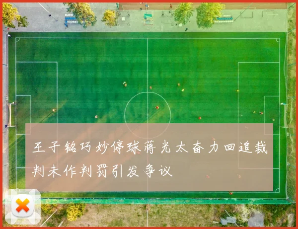 王子铭巧妙停球蒋光太奋力回追裁判未作判罚引发争议